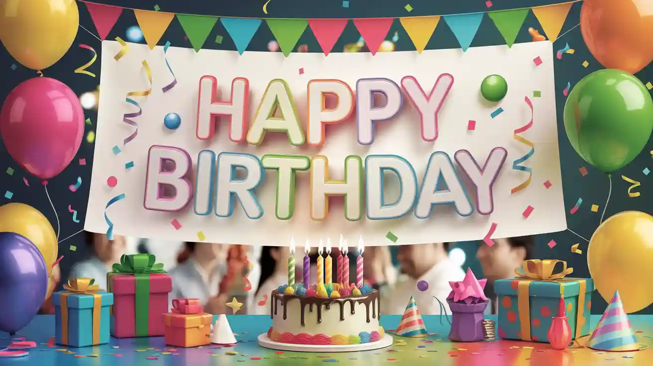 How to design the perfect happy birthday banner in 2025